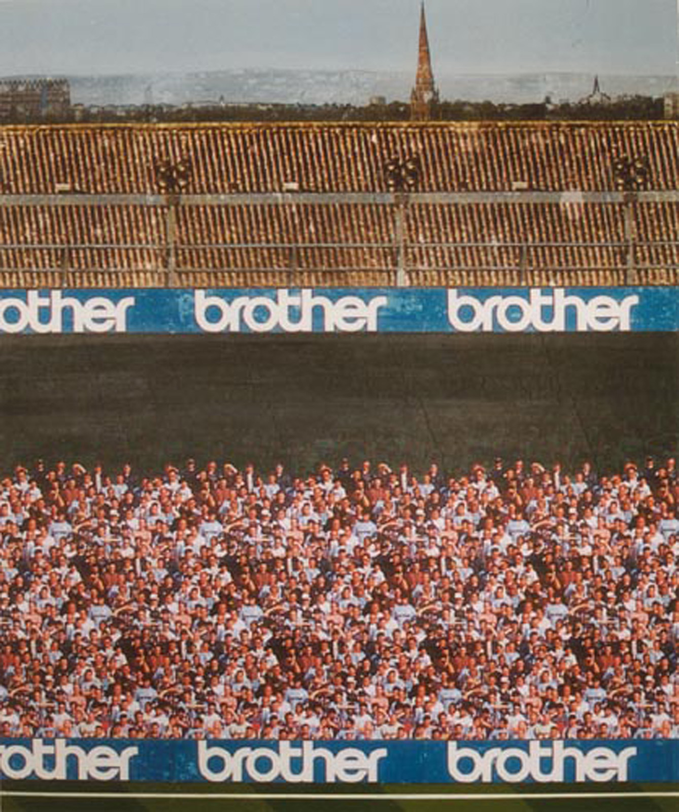 A painting of Maine Road by Richard Bartle