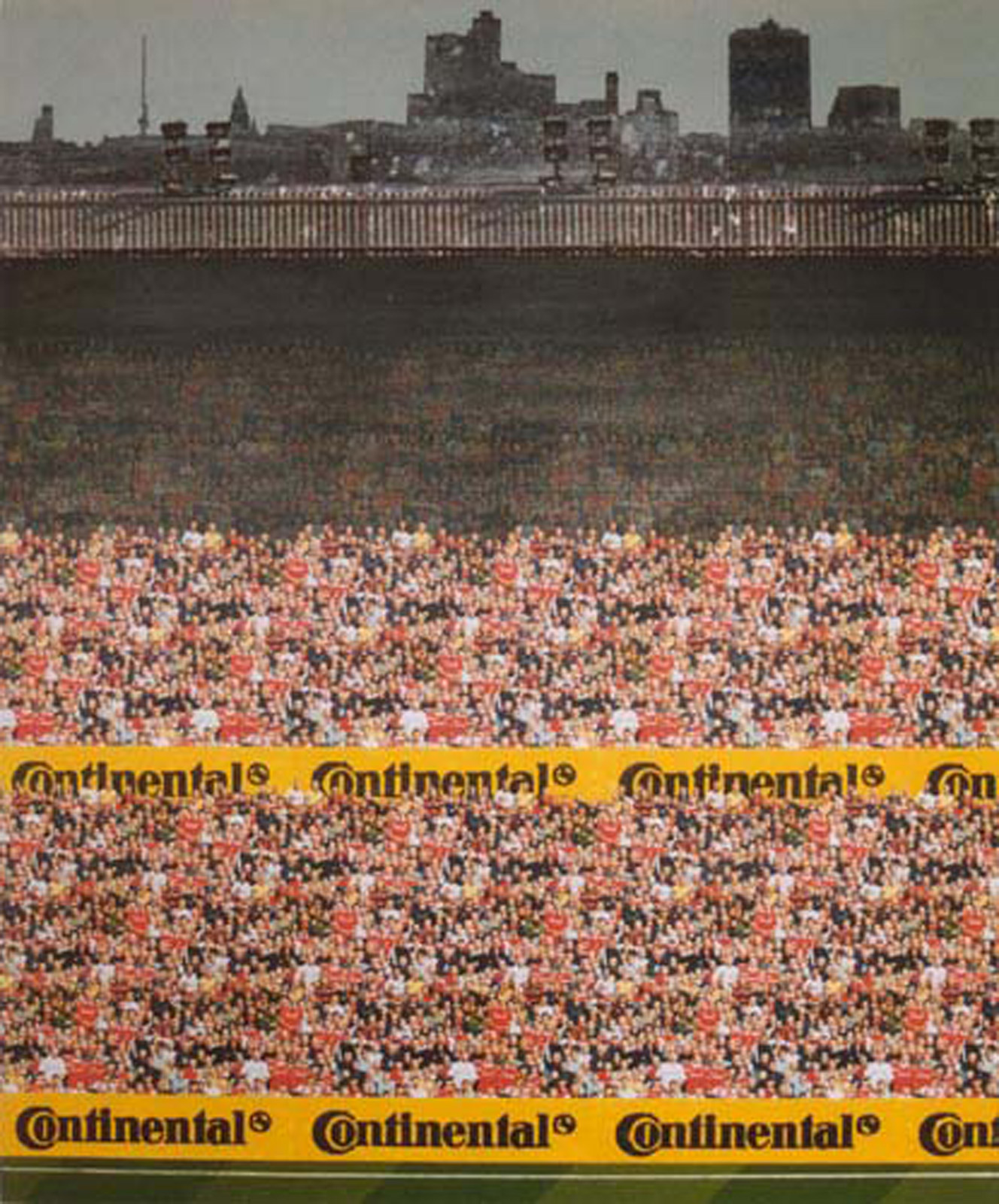 A painting of Old Trafford by Richard Bartle