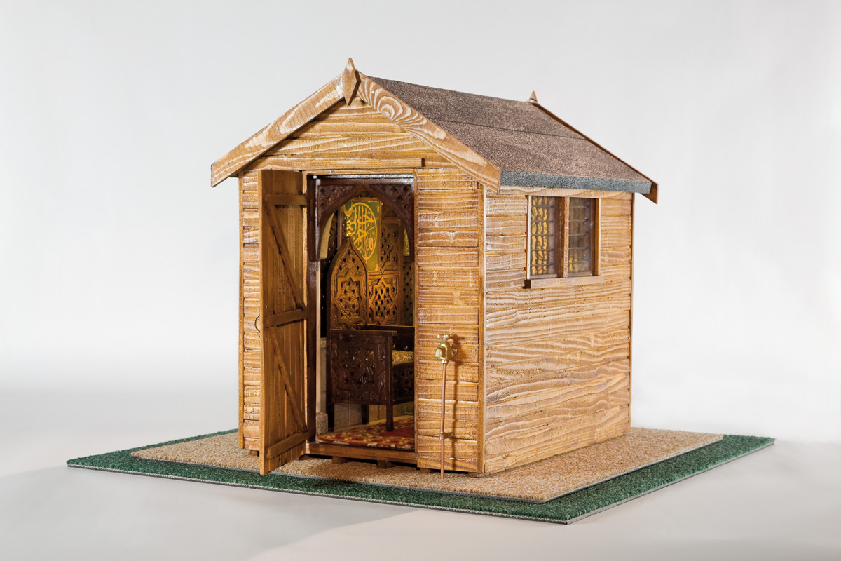 Exterior view of the Islamic shed from Deities At The Bottom Of The Garden