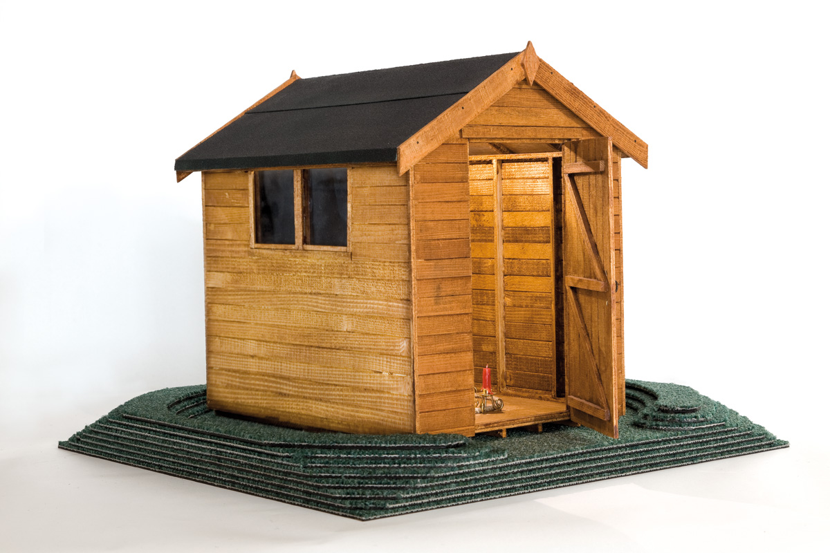 Exterior view of the Pagan shed from Deities At The Bottom Of The Garden