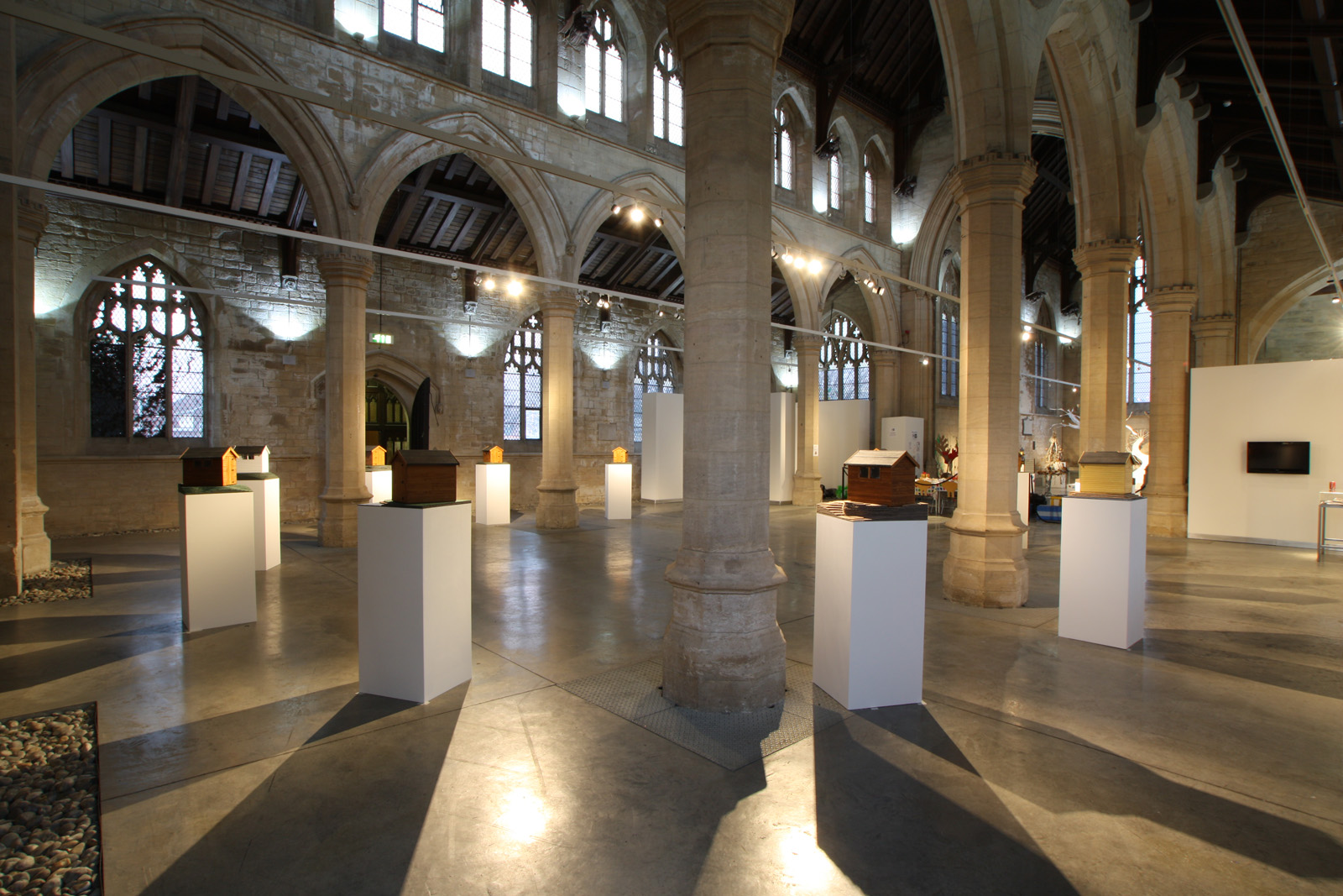 Installation view of Deities At The Bottom Of The Garden at 20-21 Visual Arts Centre, Scunthorpe
