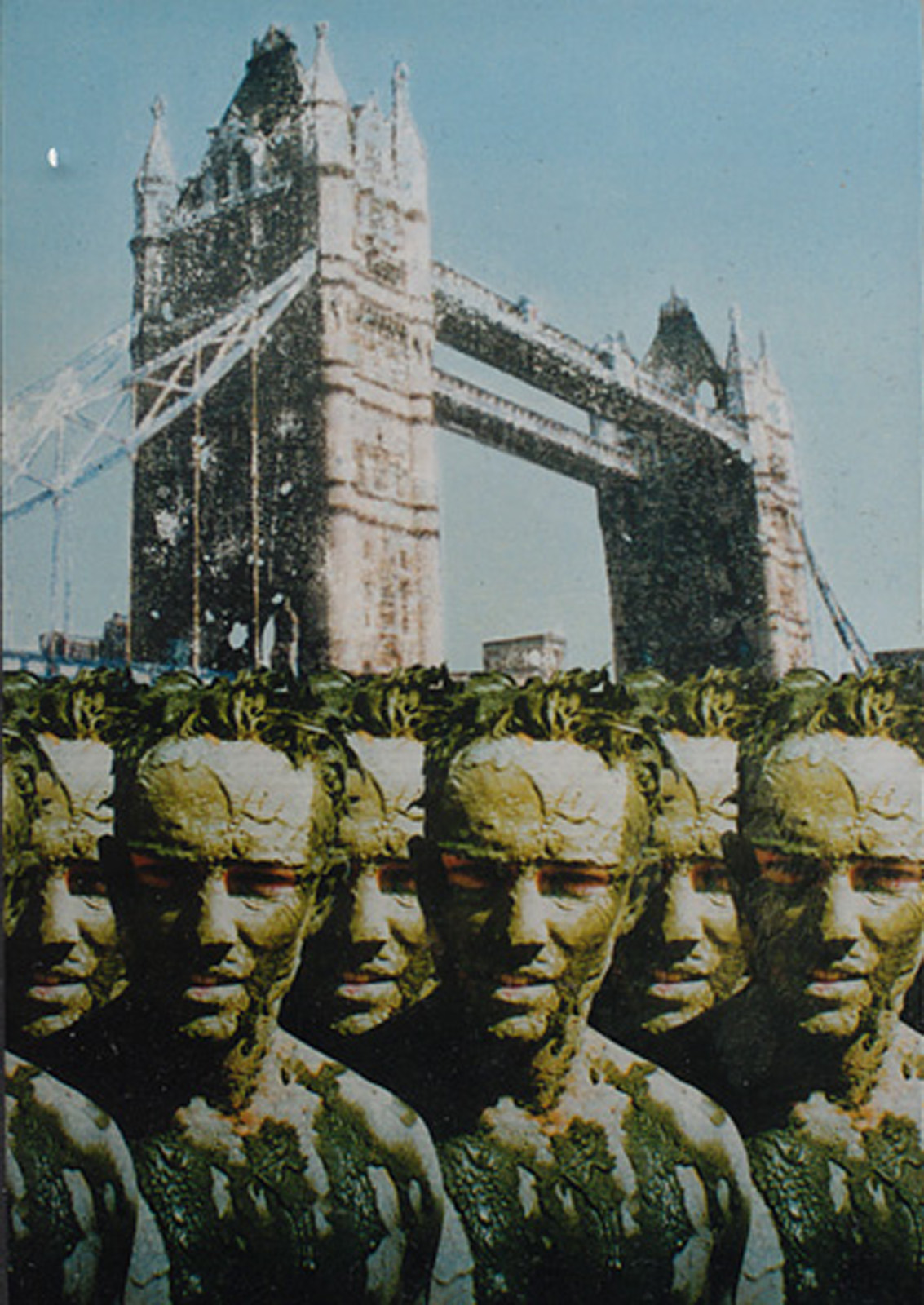 A painting of mudmen on the Thames