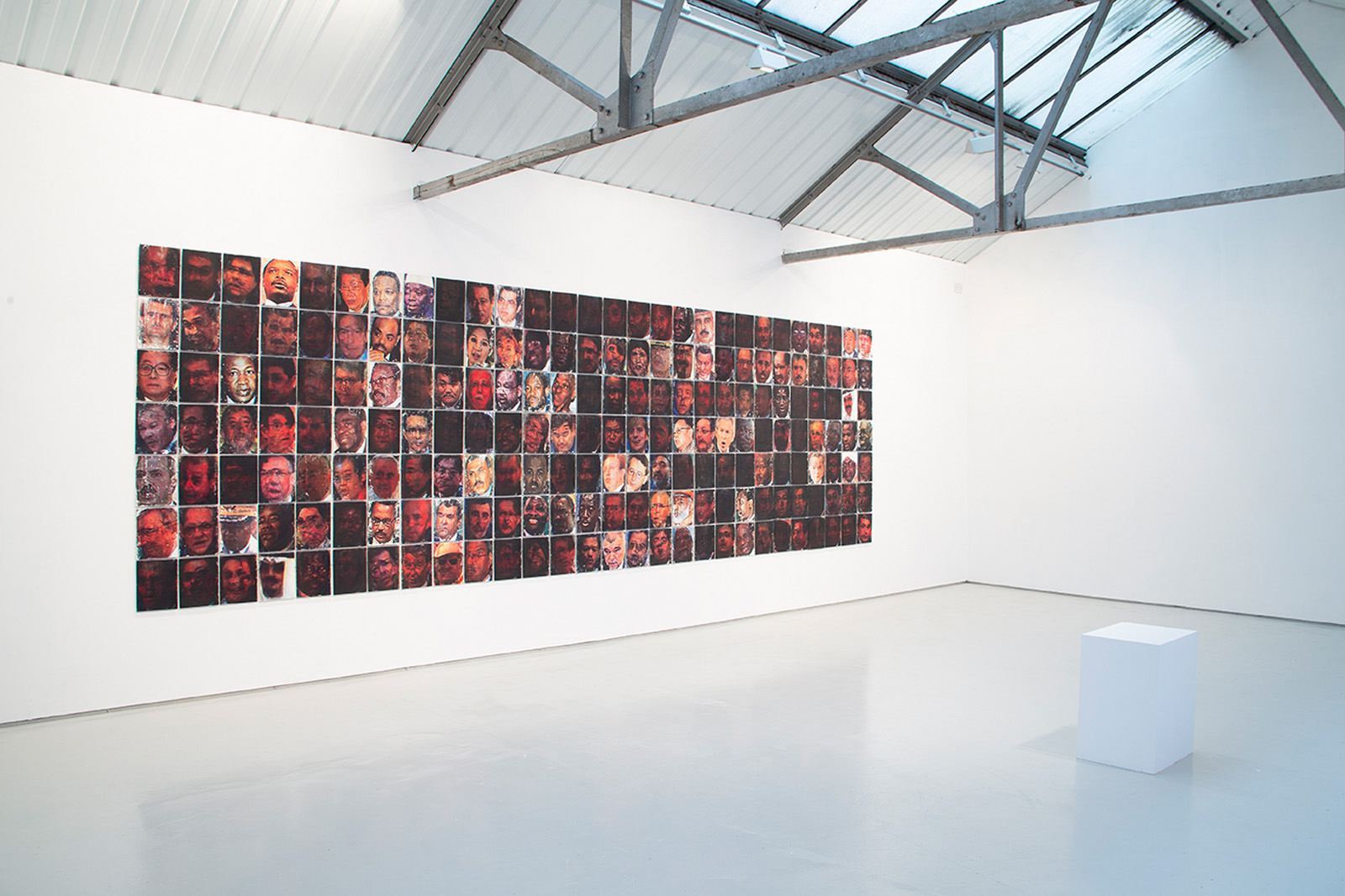 Powwow by Richard Bartle installed at Bloc Projects