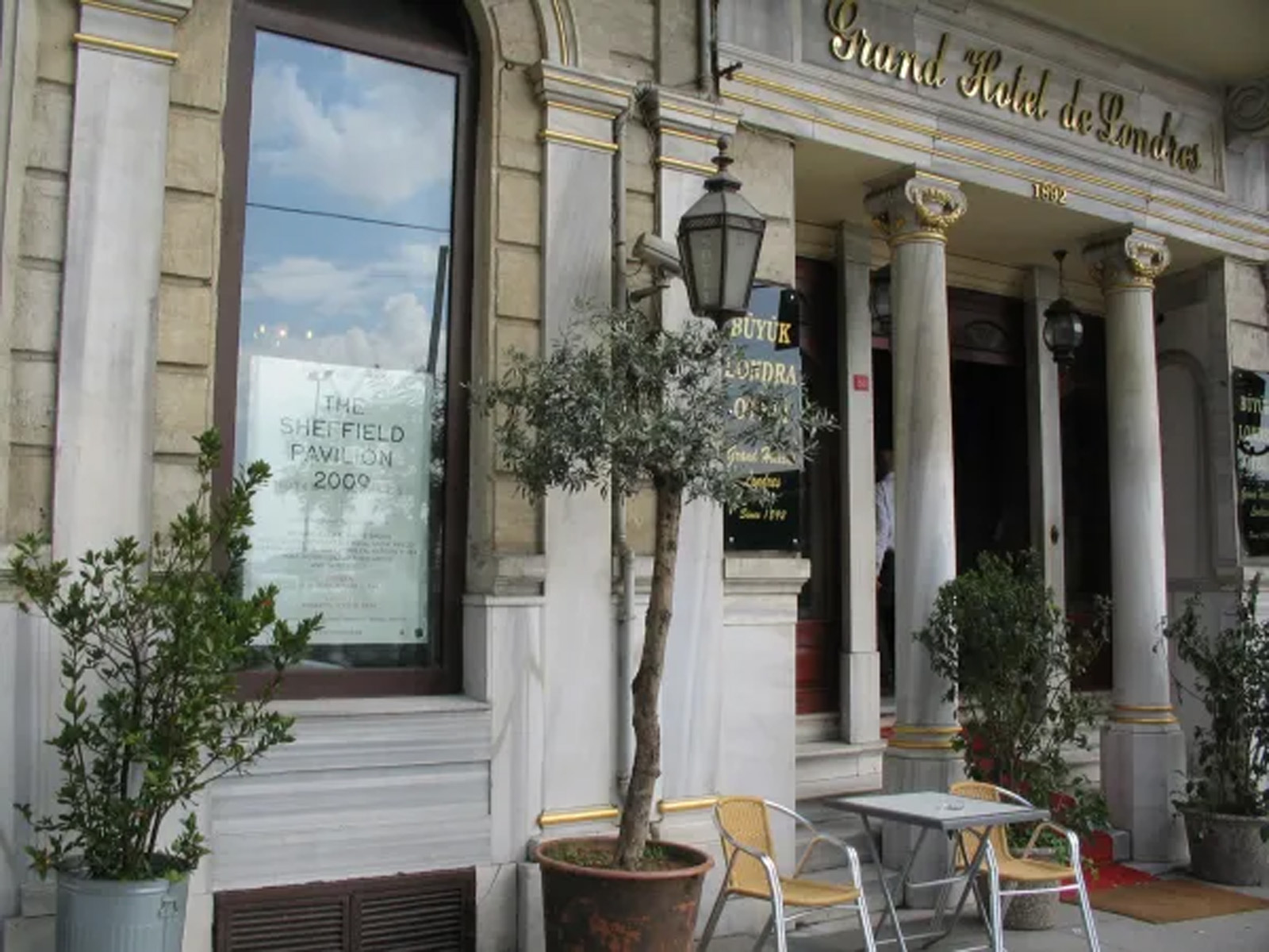 Büyük Londra Hotel, Beyoğlu, Istanbul, screening venue for The Sheffield Pavilion 2009