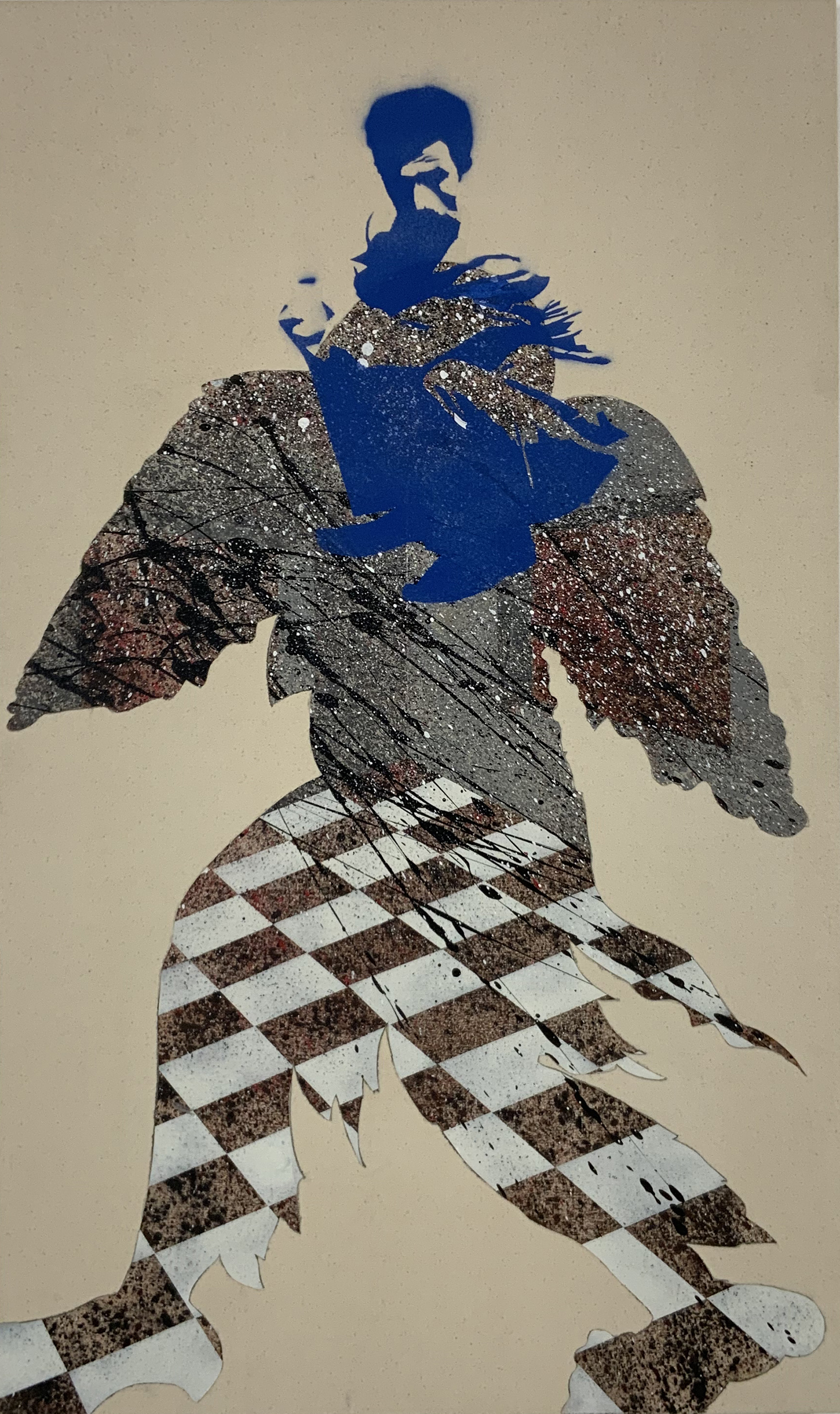 A painting of a demon kidnapping a man from The Black Pen Project