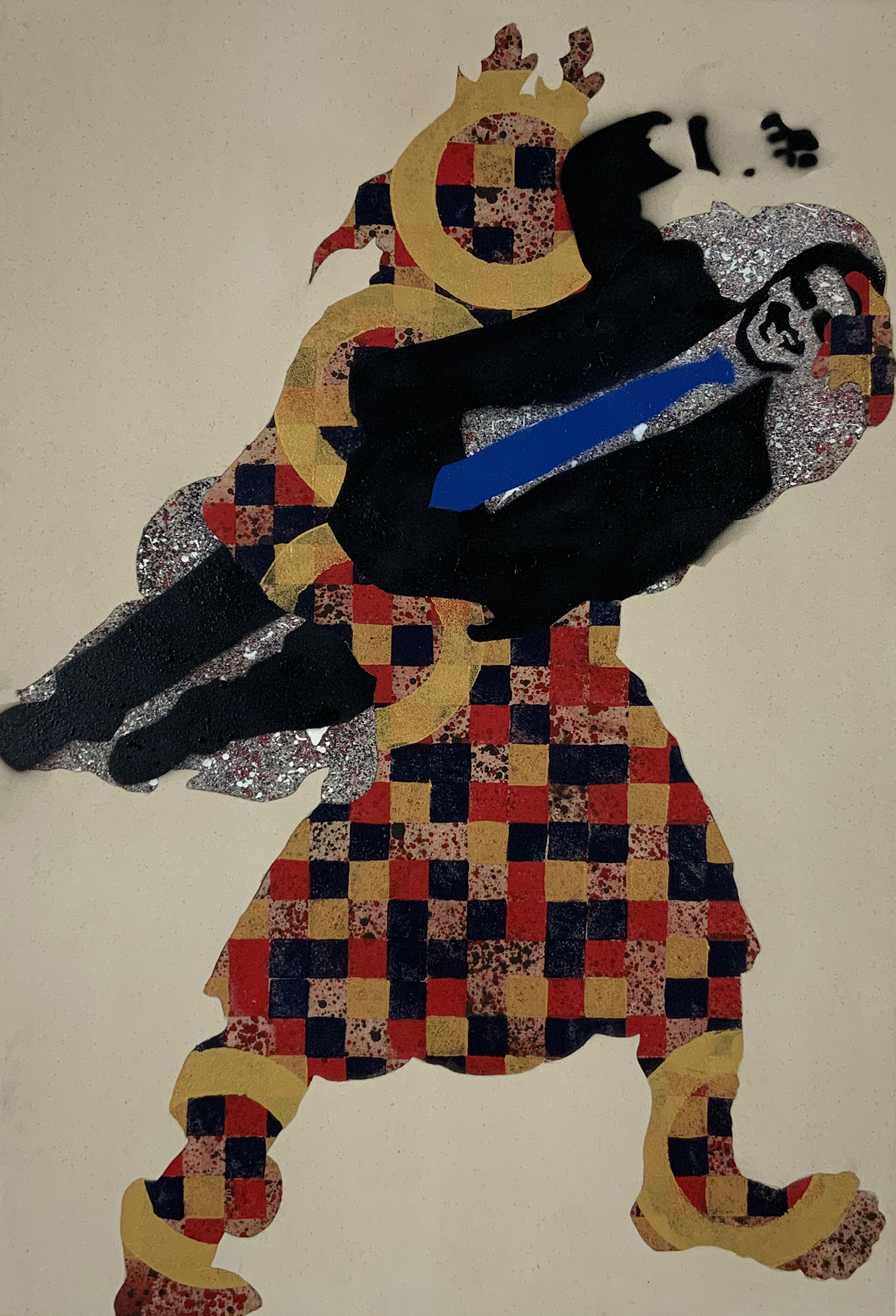 A painting of a demon kidnapping a man from The Black Pen Project