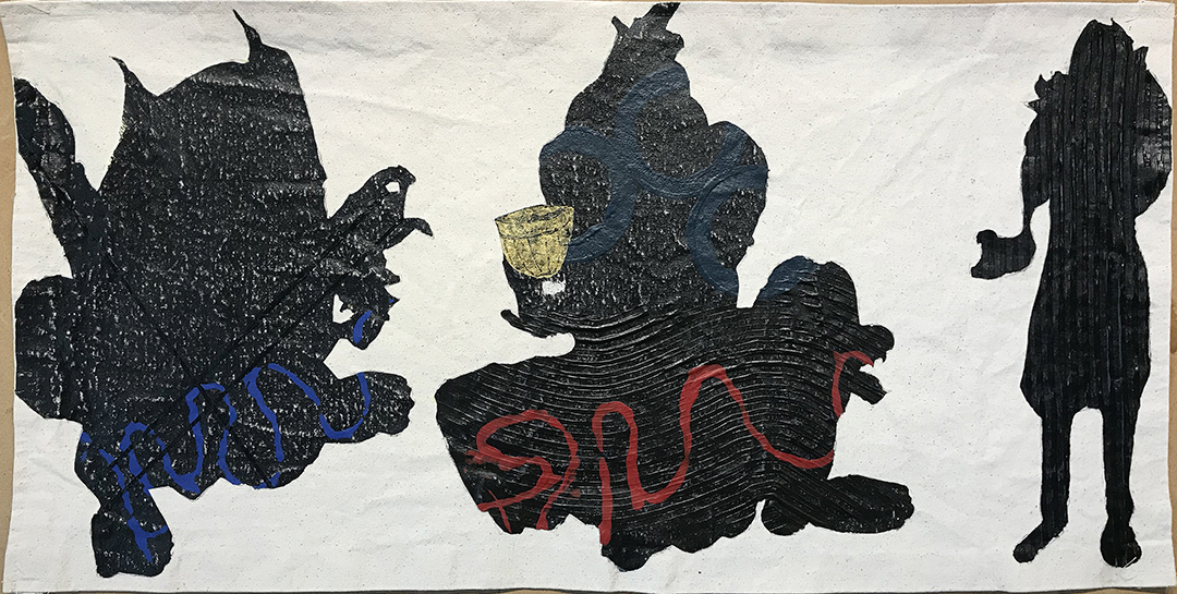 A painting of demons having fun from Şeytan Tüyü