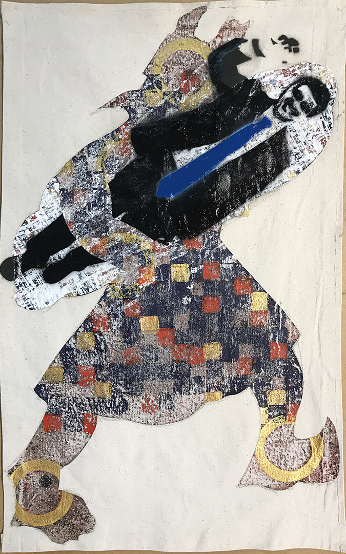 A painting of a demon kidnapping a man from Şeytan Tüyü