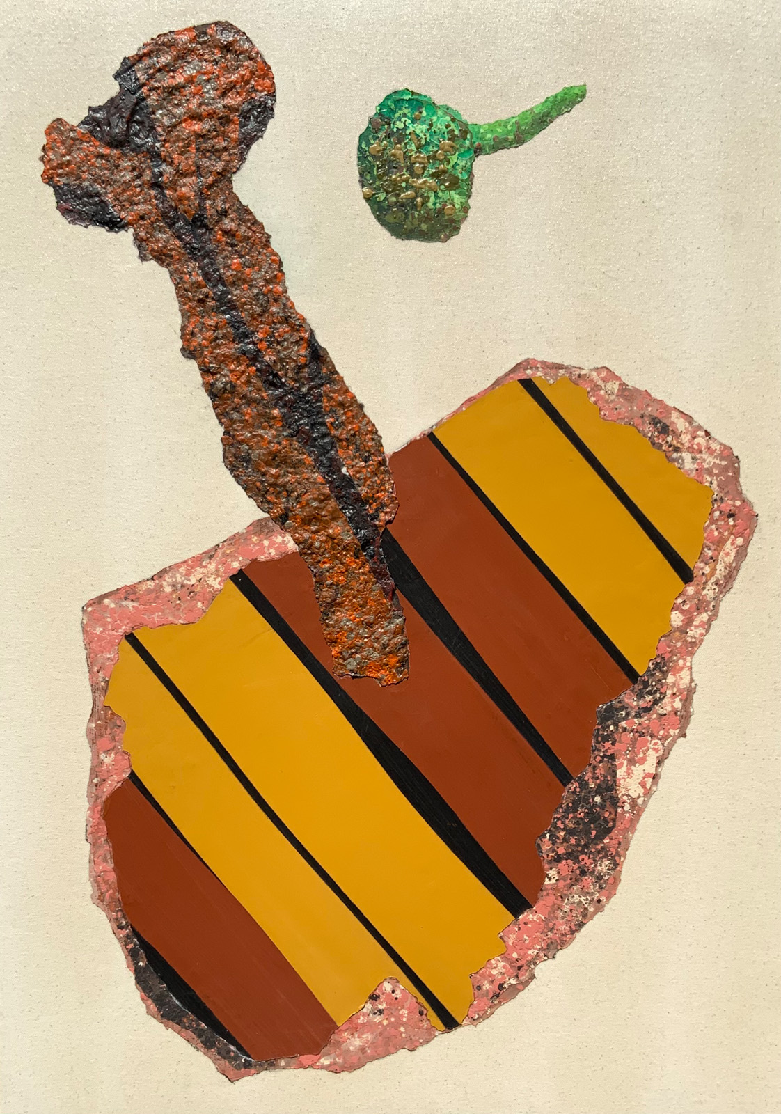 Painting of a sherd of pottery from the Lincolnshire Series