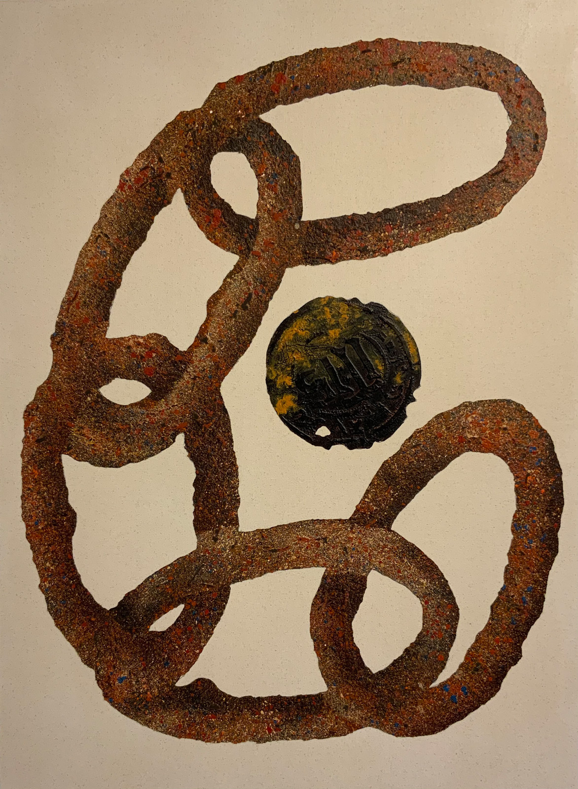 Painting of a sherd of pottery from the Lincolnshire Series