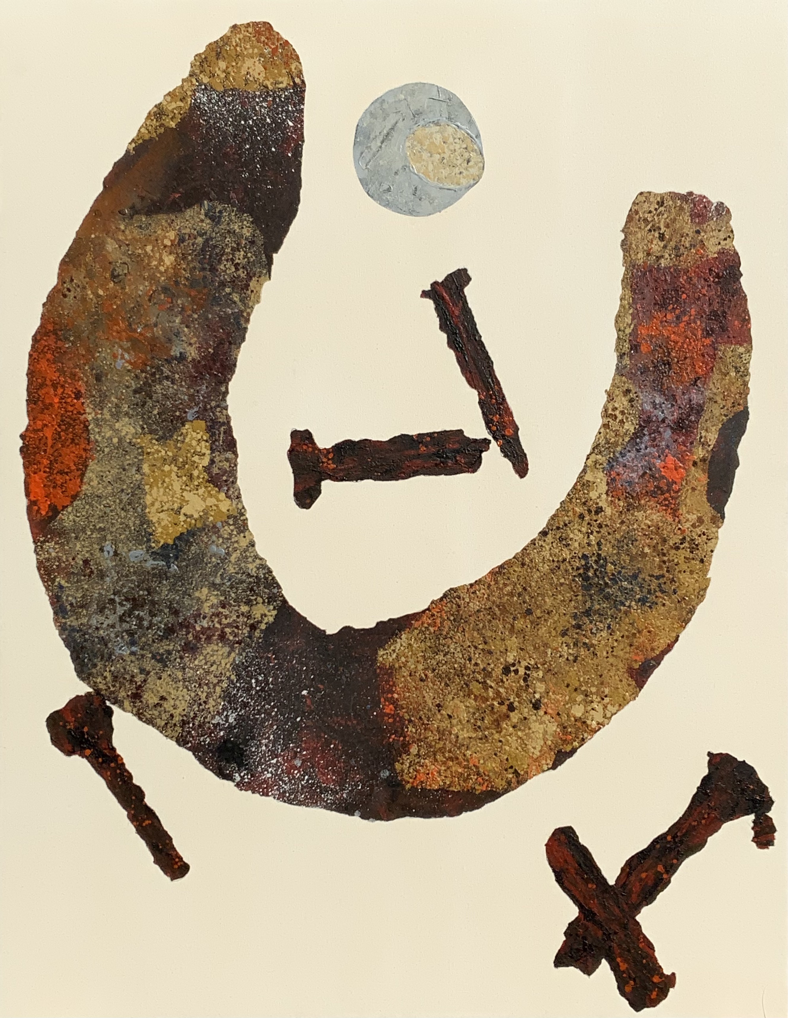Painting of a musket ball from Brick & Stone, Iron & Bronze